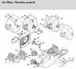 Stihl MS 340 Gasoline Chainsaw Spare Parts